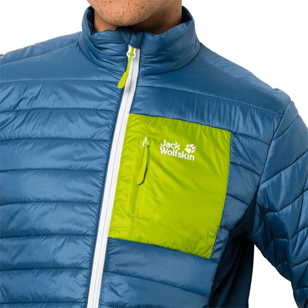 Chaquetas Aislantes Jack Wolfskin Routeburn Hombre Azules Azules | SU6143295