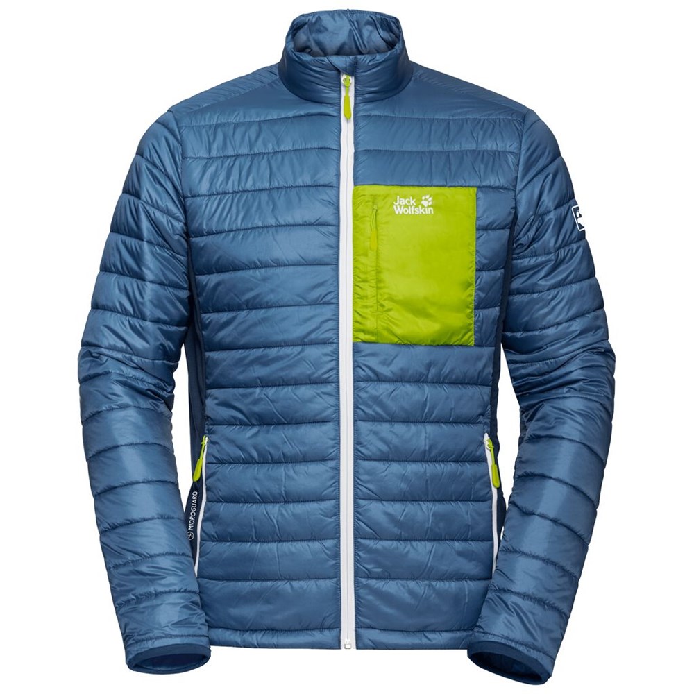 Chaquetas Aislantes Jack Wolfskin Routeburn Hombre Azules Azules | SU6143295