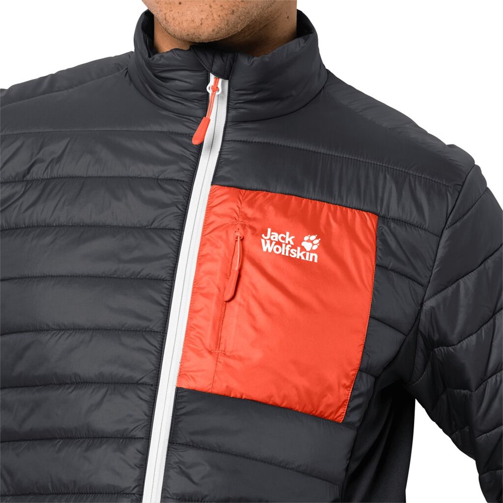 Chaquetas Aislantes Jack Wolfskin Routeburn Hombre Anthracite | VQ1598207