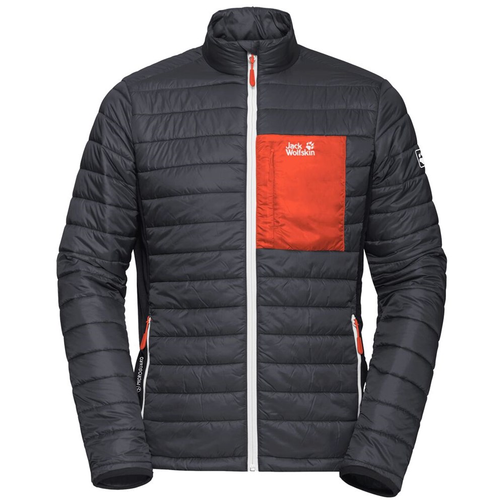 Chaquetas Aislantes Jack Wolfskin Routeburn Hombre Anthracite | VQ1598207