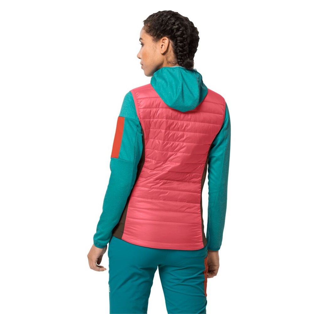 Chaquetas Aislantes Jack Wolfskin Routeburn Mujer Coral Rosas | LF5423968