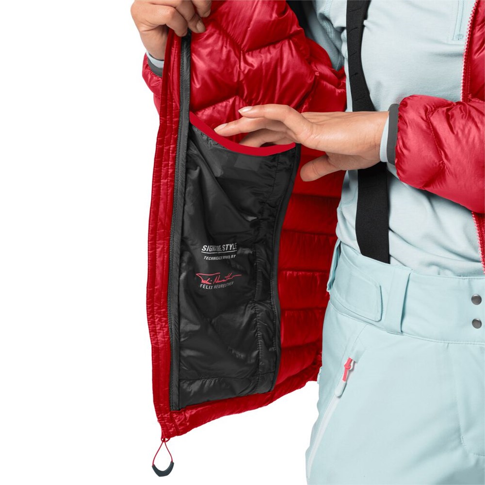 Chaquetas De Esquí Jack Wolfskin Argo Peak Mujer Rojos | AH2961543