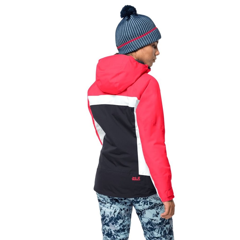 Chaquetas De Esquí Jack Wolfskin Great Snow Mujer Black/Red | WH3245869