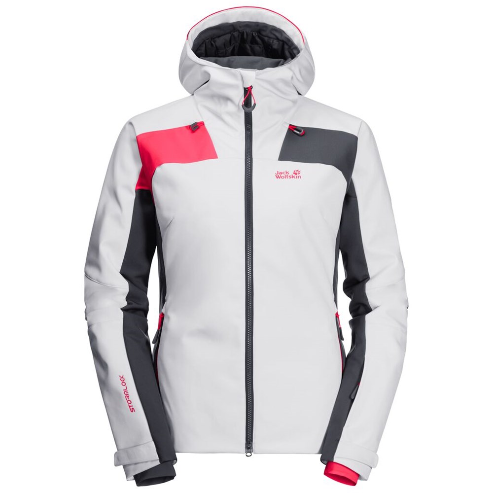 Chaquetas De Esquí Jack Wolfskin Monterosa Mujer Blancos | CP6249851