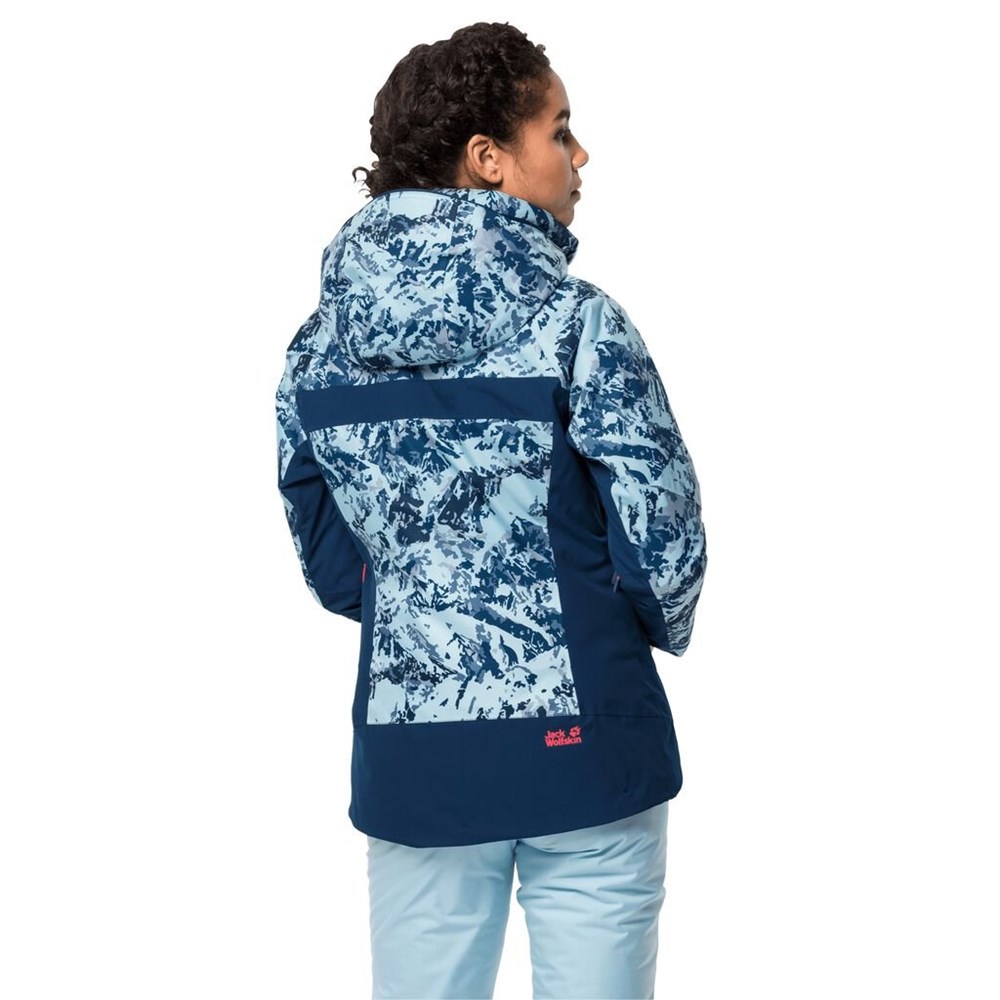 Chaquetas De Esquí Jack Wolfskin Panorama Peak Mujer Azules | UH9762503