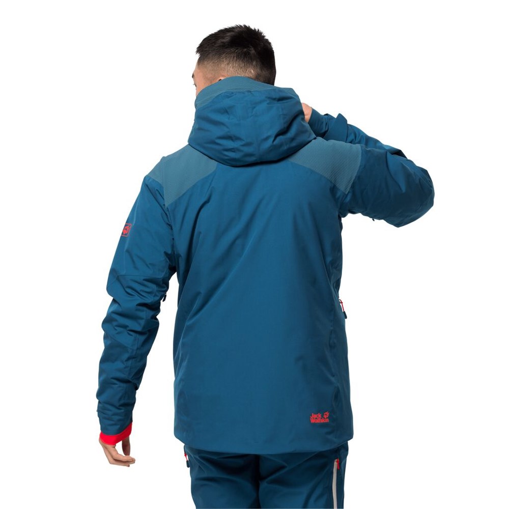 Chaquetas De Esquí Jack Wolfskin Snow Summit Hombre Azules | KF1378206