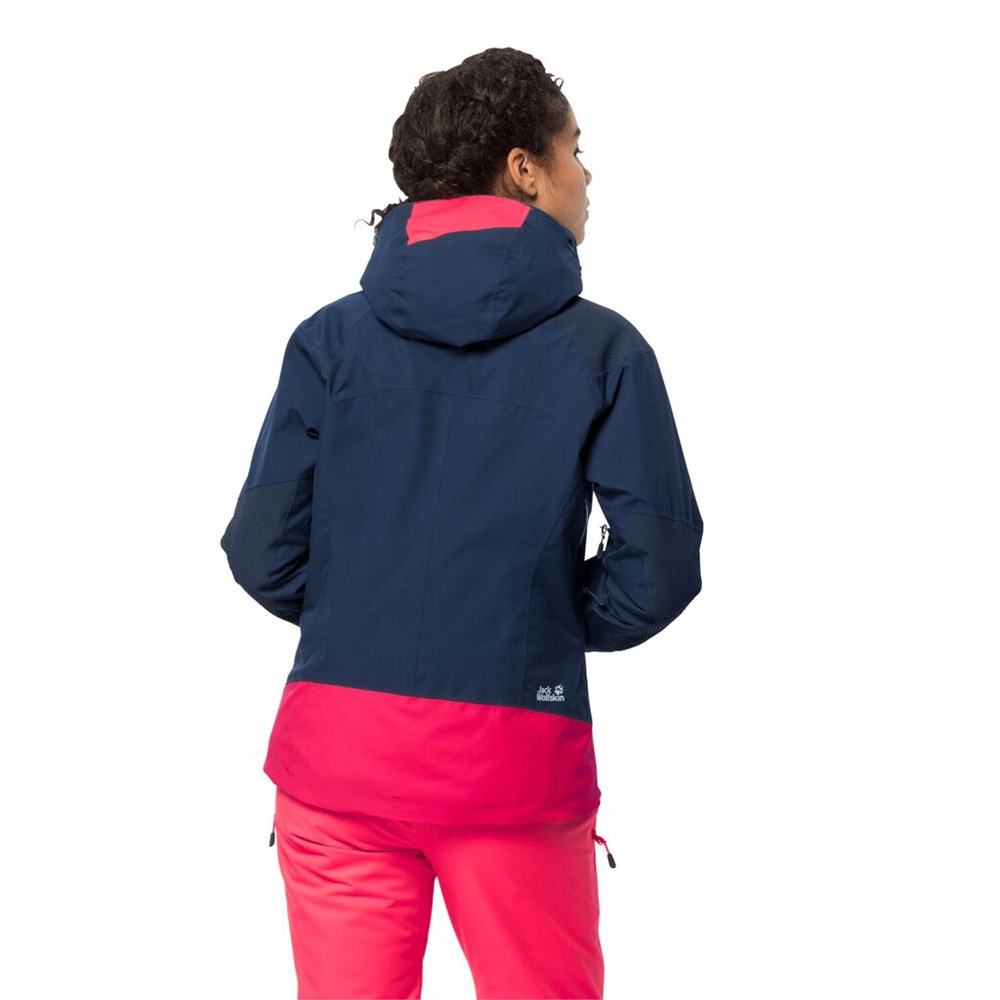 Chaquetas De Esquí Jack Wolfskin Snow Summit Mujer Azules Oscuro | ZI9754280