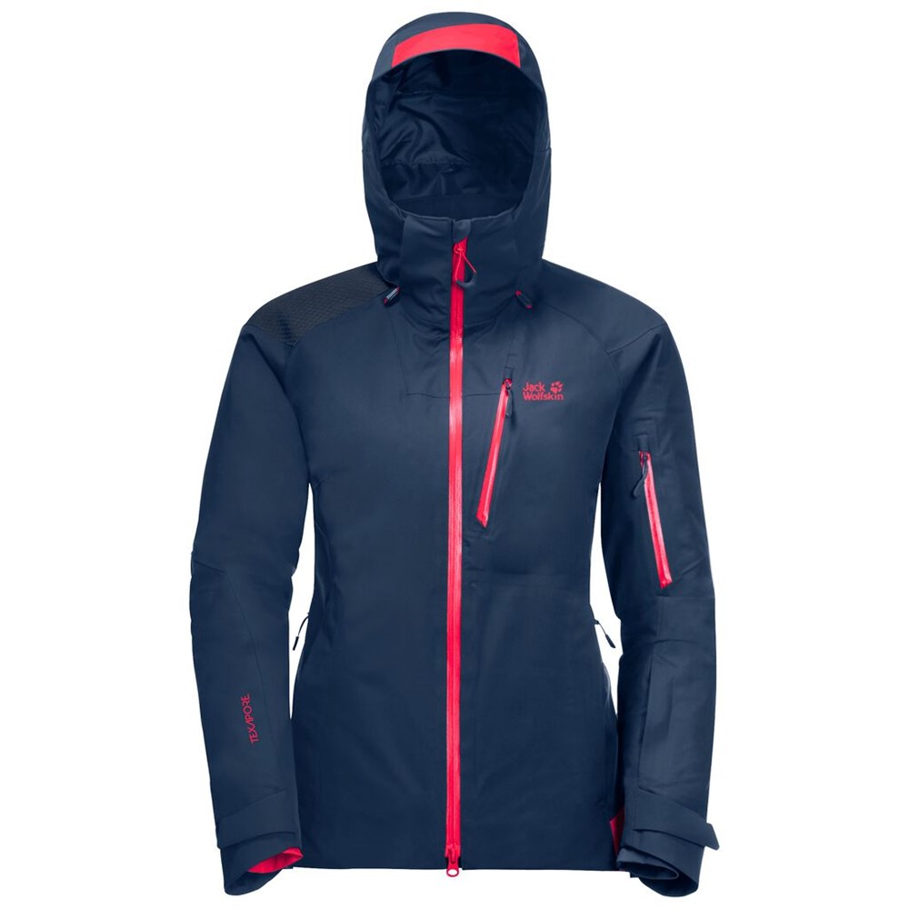 Chaquetas De Esquí Jack Wolfskin Snow Summit Mujer Azules Oscuro | ZI9754280