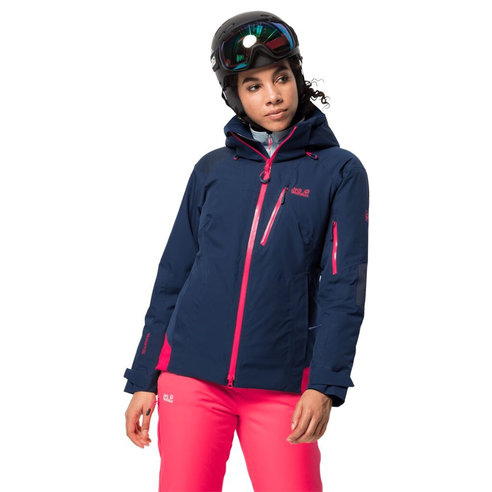 Chaquetas De Esquí Jack Wolfskin Snow Summit Mujer Azules Oscuro | ZI9754280