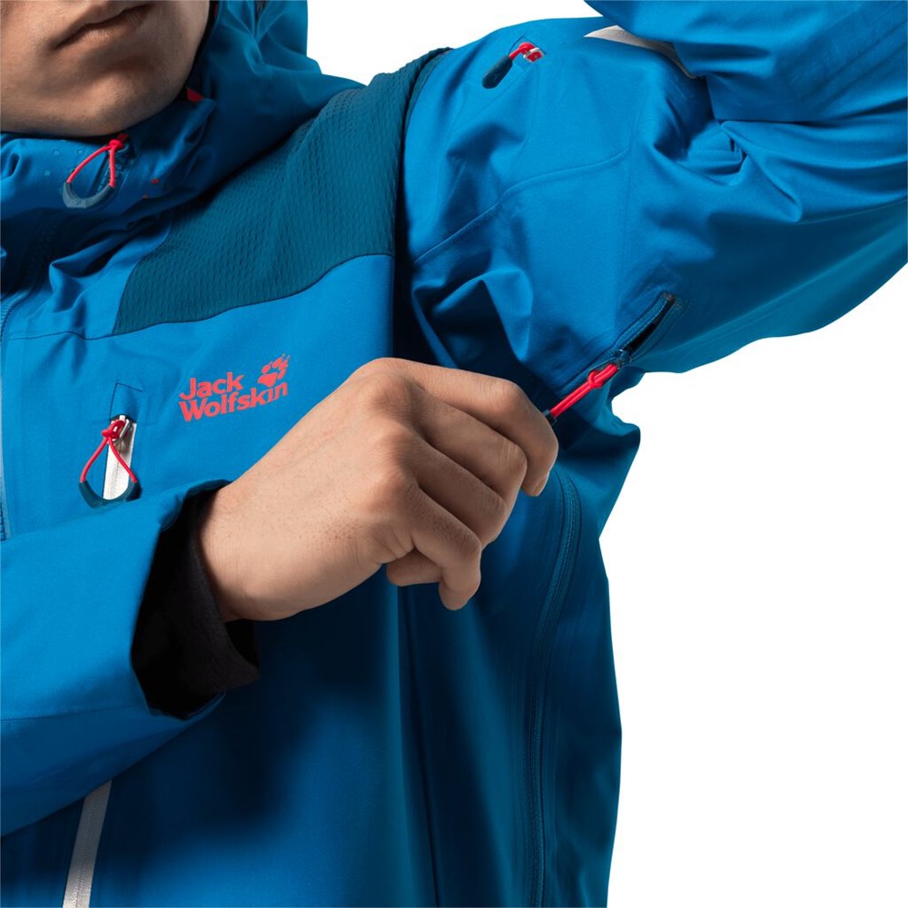 Chaquetas De Esquí Jack Wolfskin Solitude Mountain Hombre Azules | XM0347192