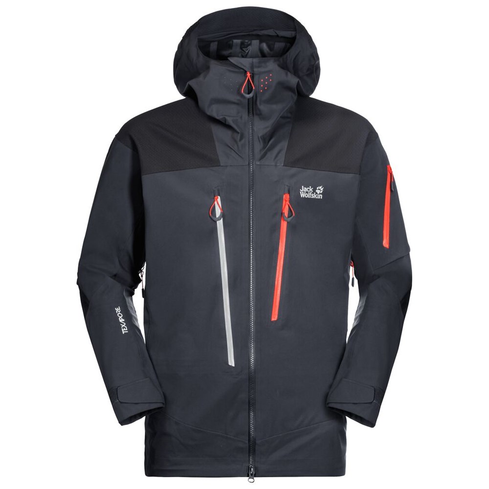 Chaquetas De Esquí Jack Wolfskin Solitude Mountain Hombre Negros | YA4859063