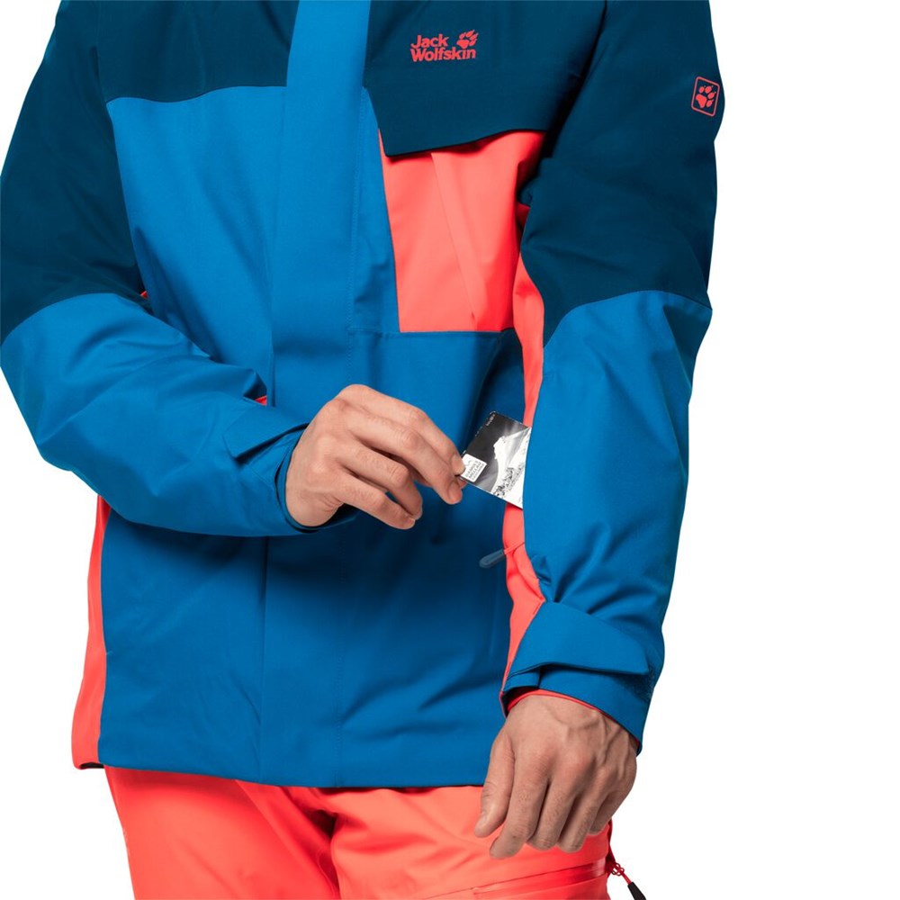 Chaquetas De Esquí Jack Wolfskin Sun Peaks Hombre Azules | BA8074516