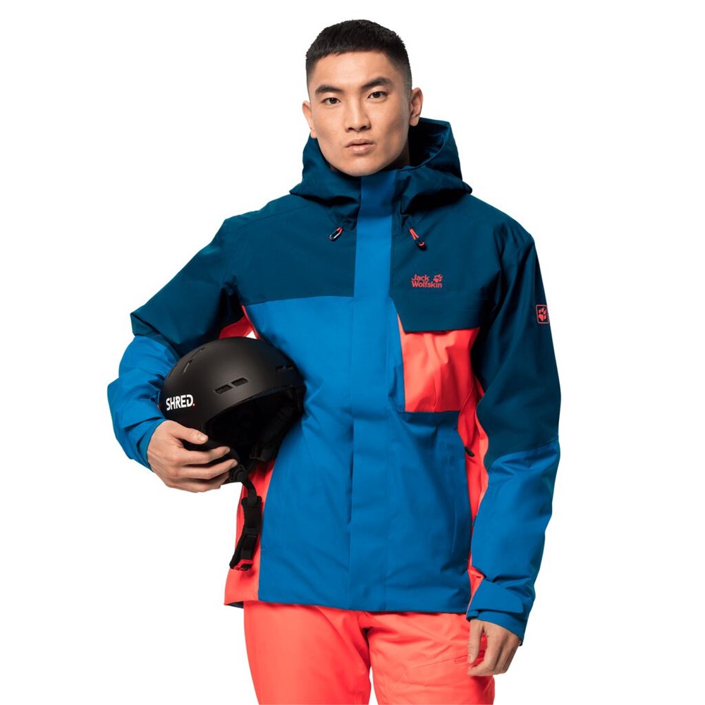 Chaquetas De Esquí Jack Wolfskin Sun Peaks Hombre Azules | BA8074516