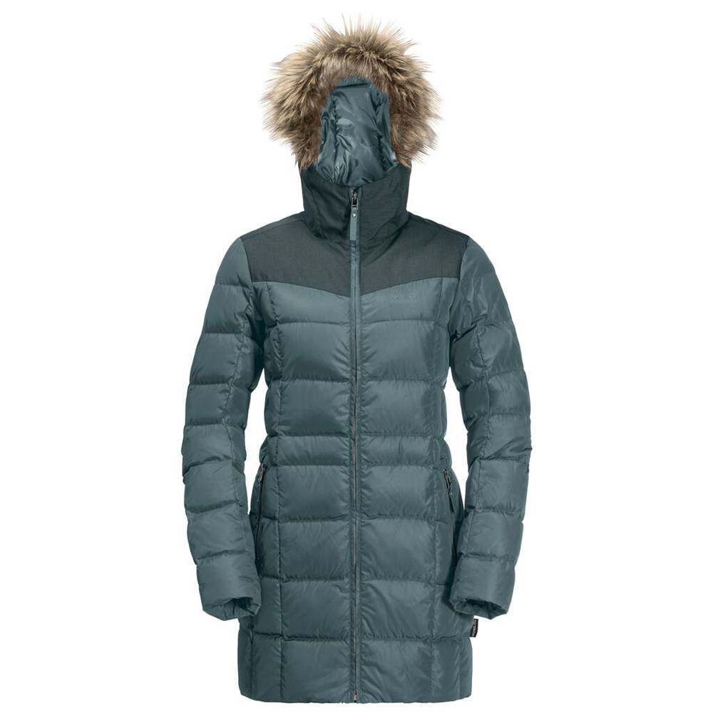 Chaquetas De Invierno Jack Wolfskin Baffin Island Mujer Verdes Claro | UO6138940