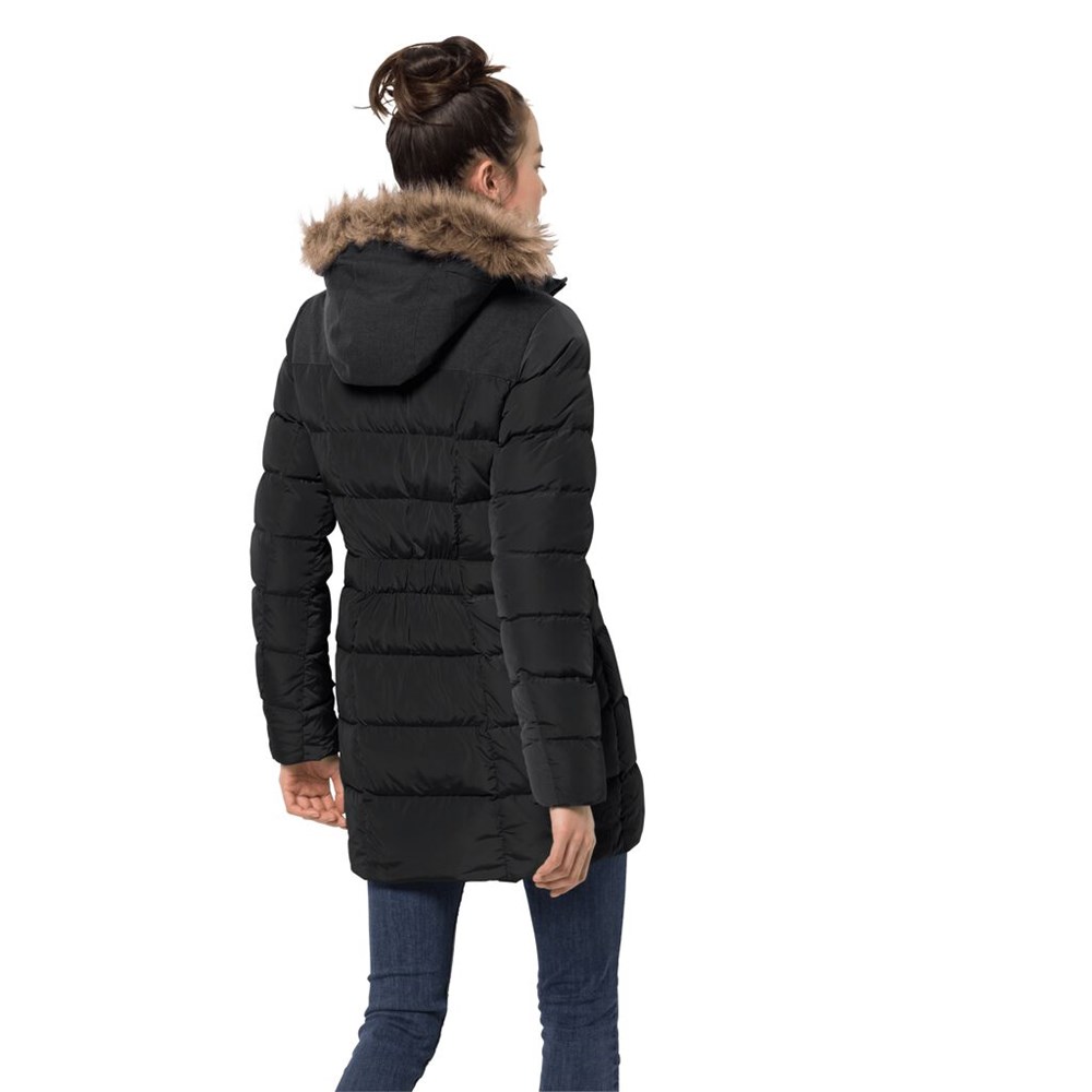 Chaquetas De Invierno Jack Wolfskin Baffin Island Mujer Negros | DX1746258