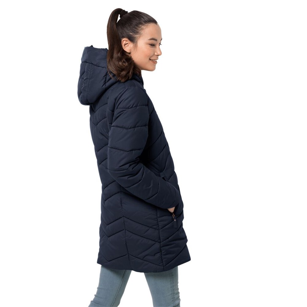 Chaquetas De Invierno Jack Wolfskin Kyoto Mujer Azules | ZU0957642