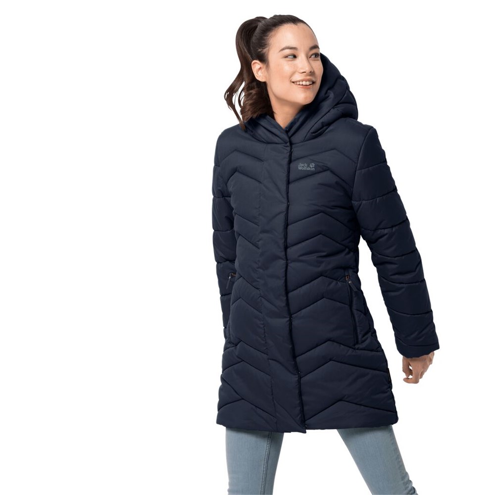 Chaquetas De Invierno Jack Wolfskin Kyoto Mujer Azules | ZU0957642