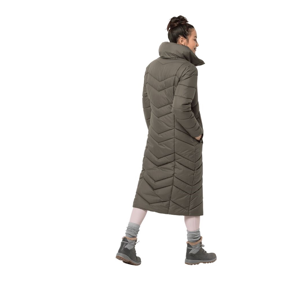 Chaquetas De Invierno Jack Wolfskin Kyoto Long Mujer Grises | BG6251094