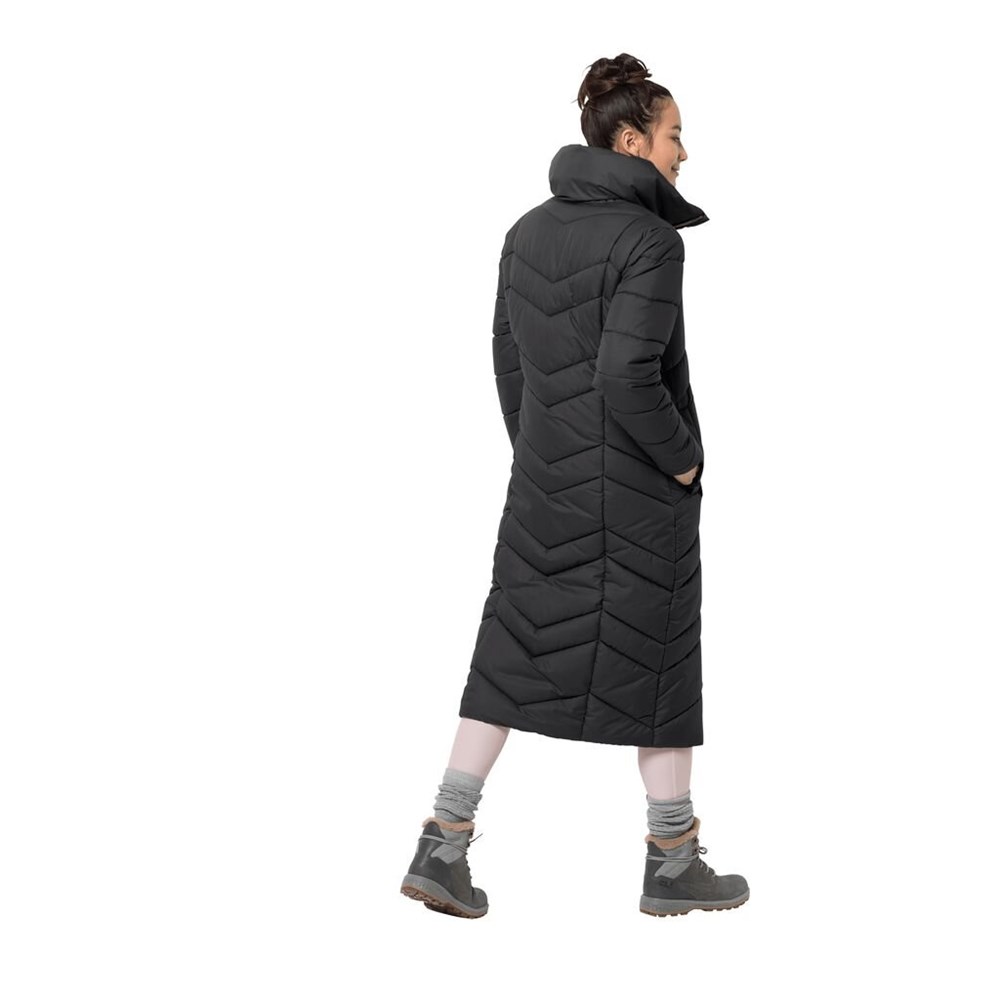 Chaquetas De Invierno Jack Wolfskin Kyoto Long Mujer Negros | OA7513629