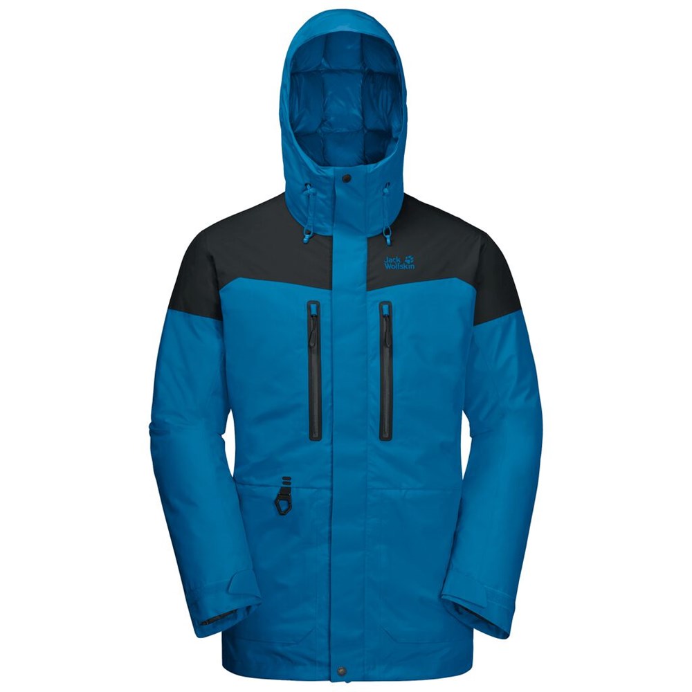 Chaquetas De Invierno Jack Wolfskin North Ice Hombre Azules | PA1974638