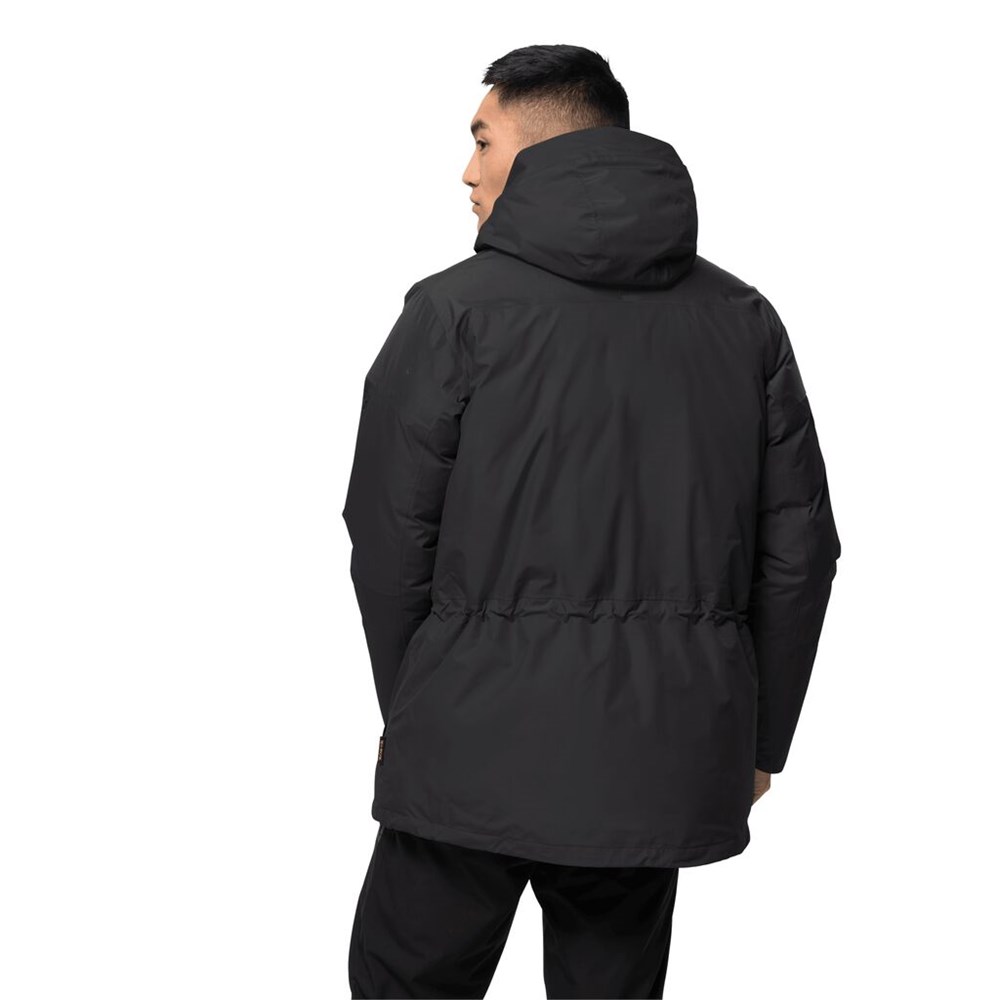 Chaquetas De Invierno Jack Wolfskin North Ice Hombre Negros | ZX5437921