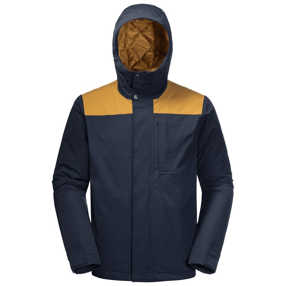 Chaquetas De Invierno Jack Wolfskin Oakwood Hombre Azules | PM5146780