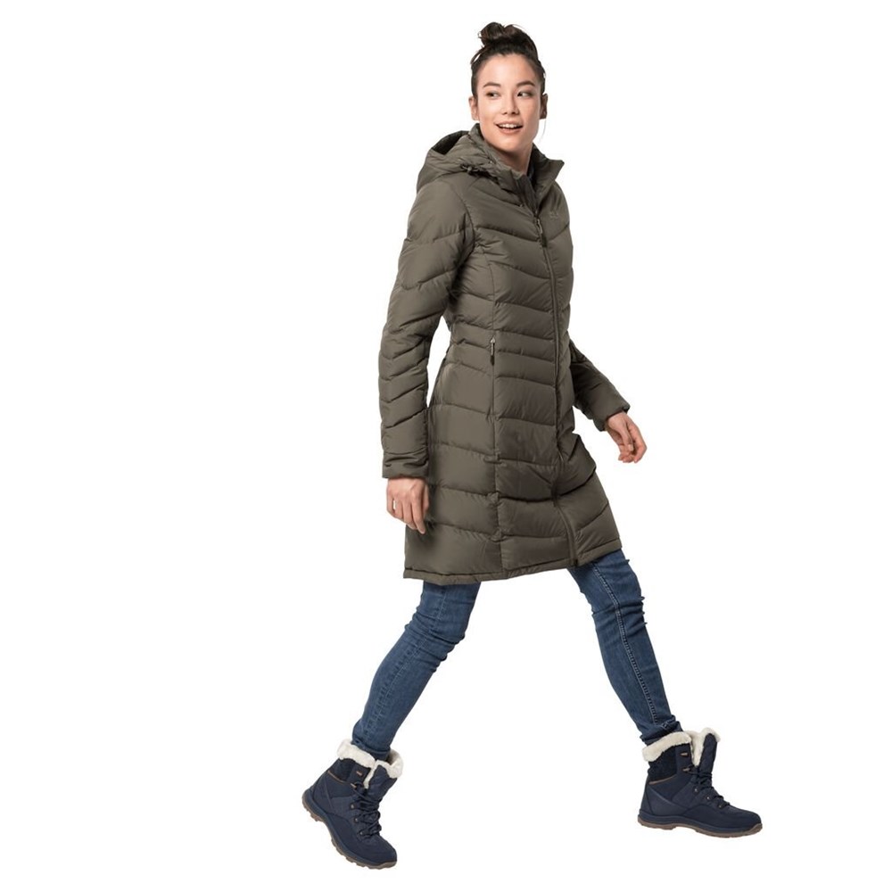 Chaquetas De Invierno Jack Wolfskin Selenium Mujer Grises | AQ4785903