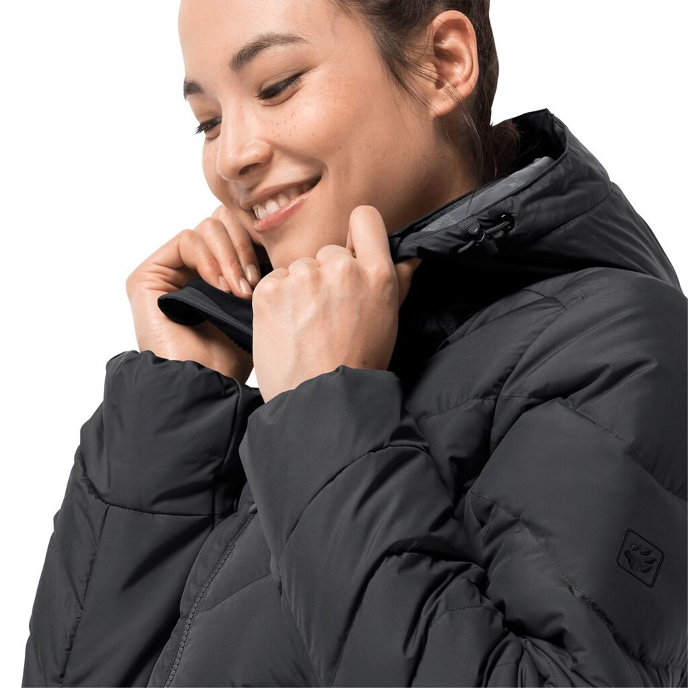 Chaquetas De Invierno Jack Wolfskin Selenium Mujer Negros | EZ6947312