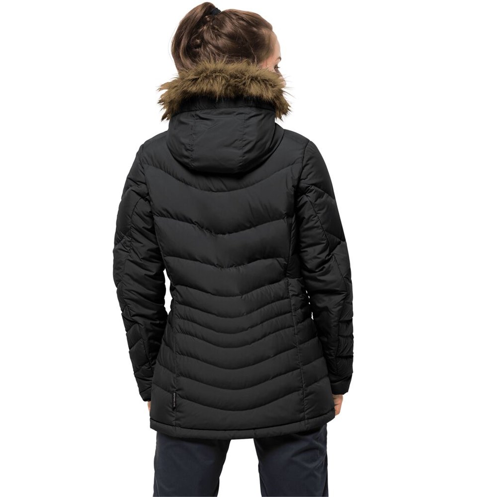 Chaquetas De Invierno Jack Wolfskin Selenium Bay Mujer Negros | GU4658901