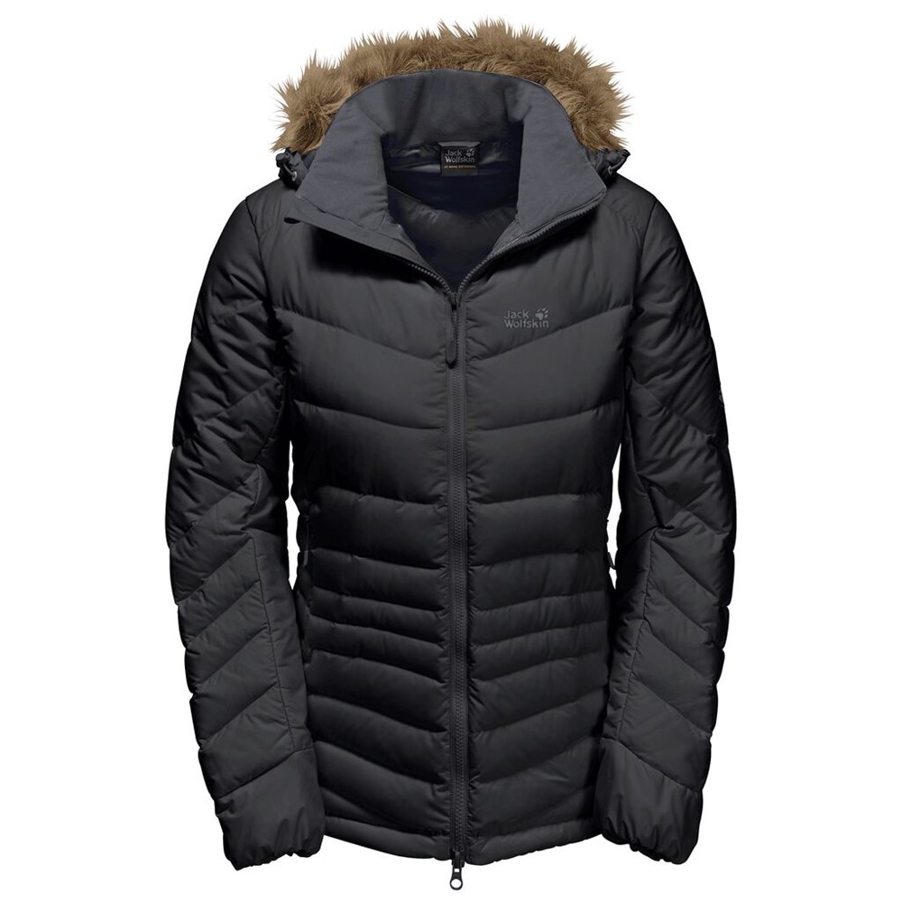 Chaquetas De Invierno Jack Wolfskin Selenium Bay Mujer Negros | GU4658901