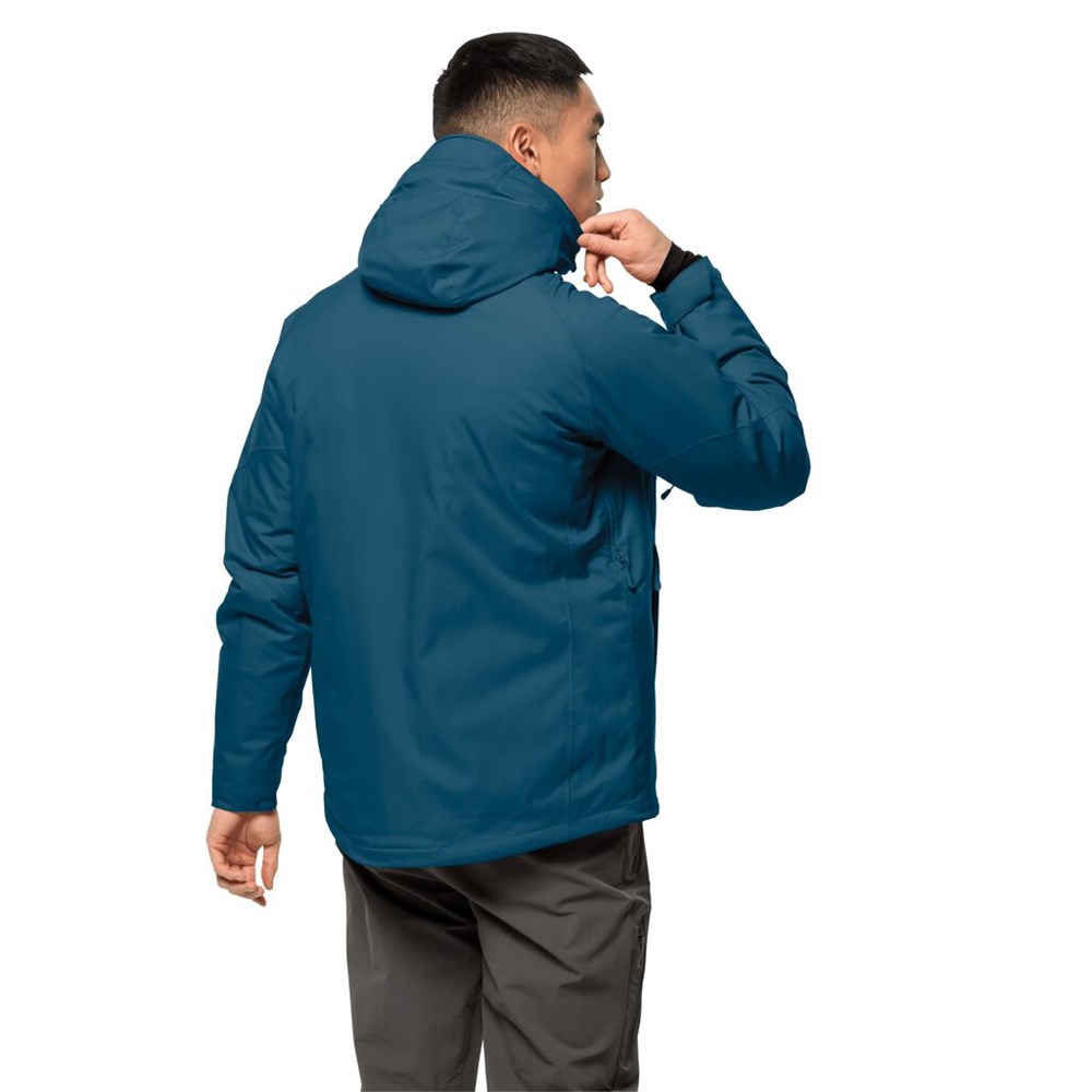 Chaquetas De Invierno Jack Wolfskin Troposphere Hombre Azules | AN0498315