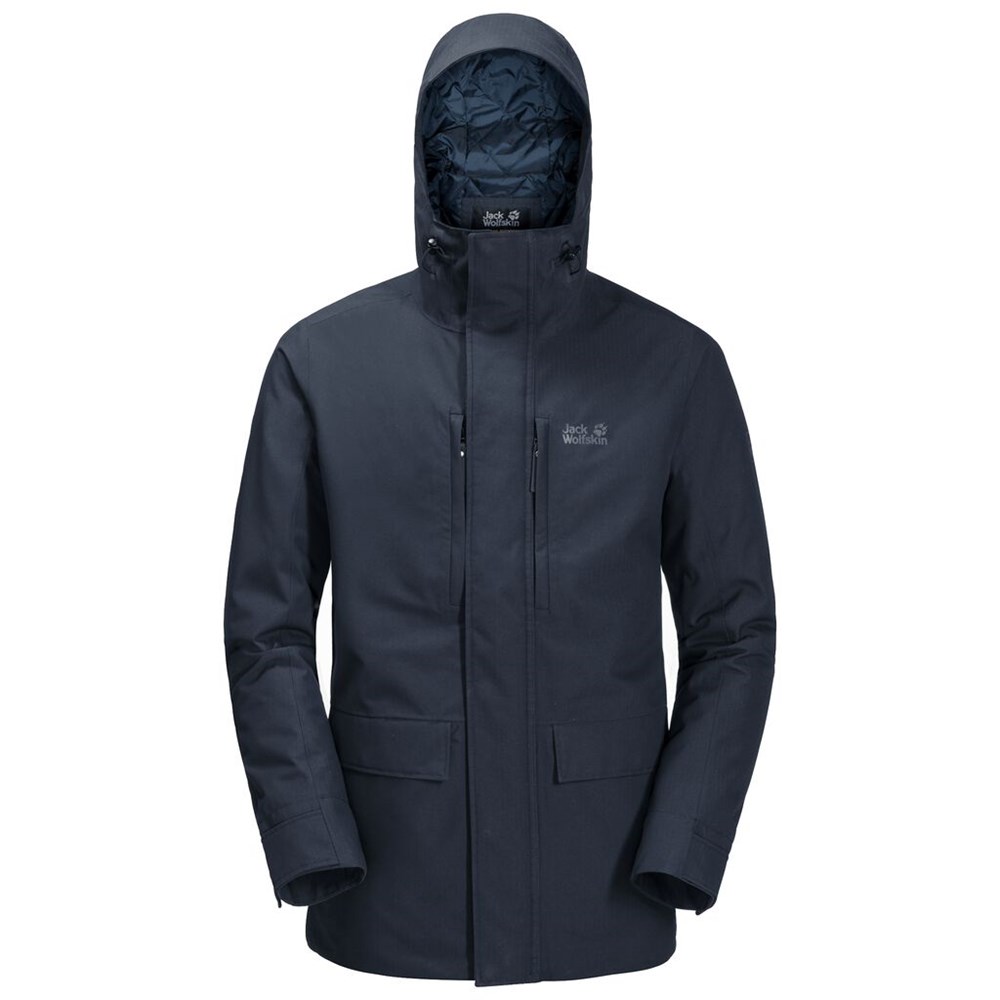 Chaquetas De Invierno Jack Wolfskin West Hombre Azules | XC6835792