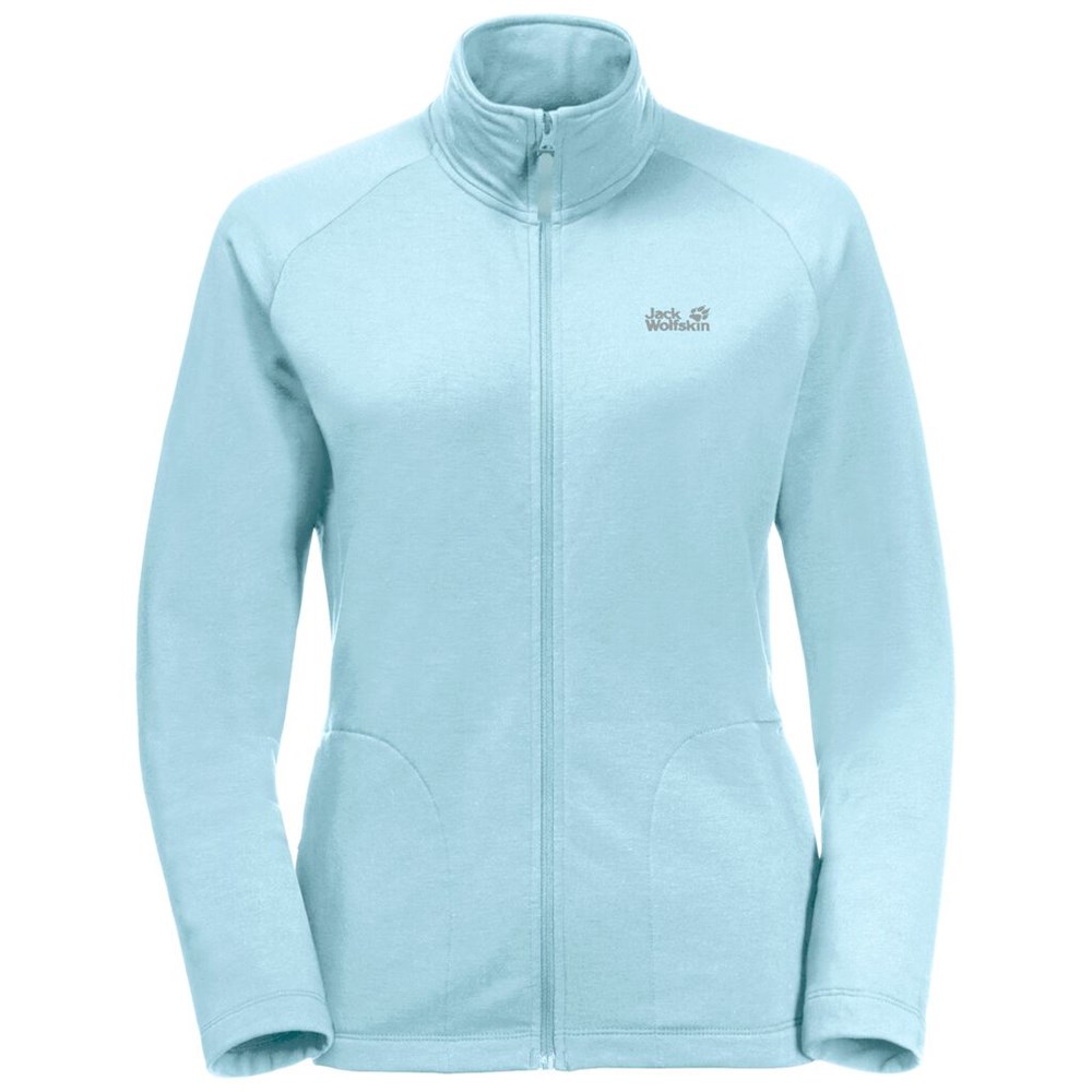 Chaquetas De Lana Jack Wolfskin Jwp Midlayer Mujer Azules | EQ1340576