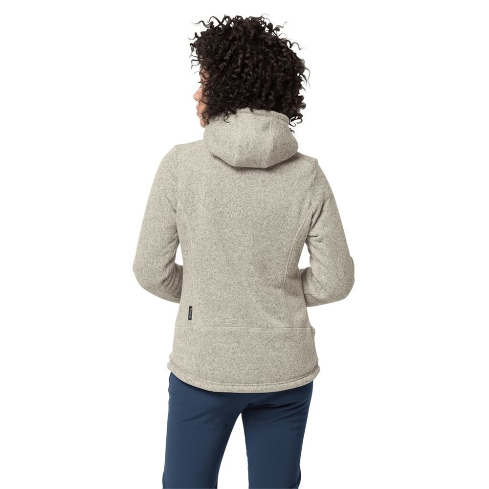 Chaquetas De Lana Jack Wolfskin Lakeland Mujer Blancos | FT2750681