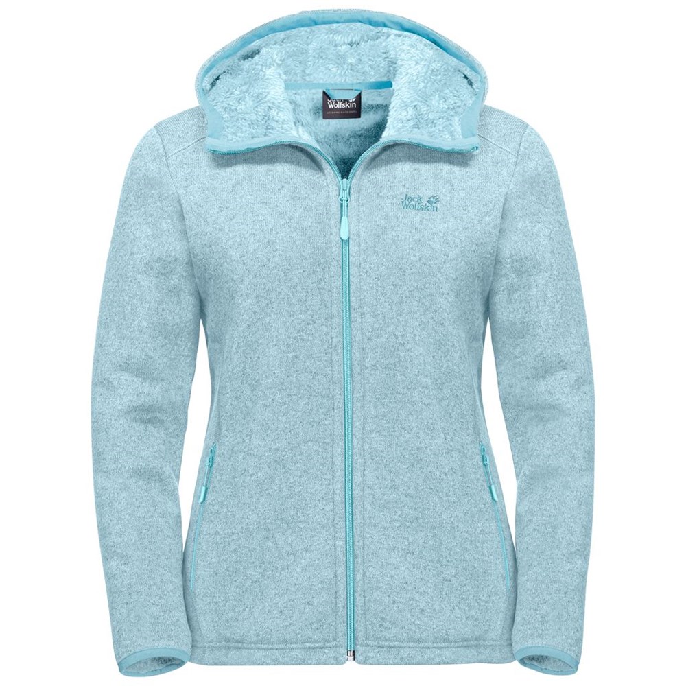 Chaquetas De Lana Jack Wolfskin Lakeland Mujer Azules | EH0873254