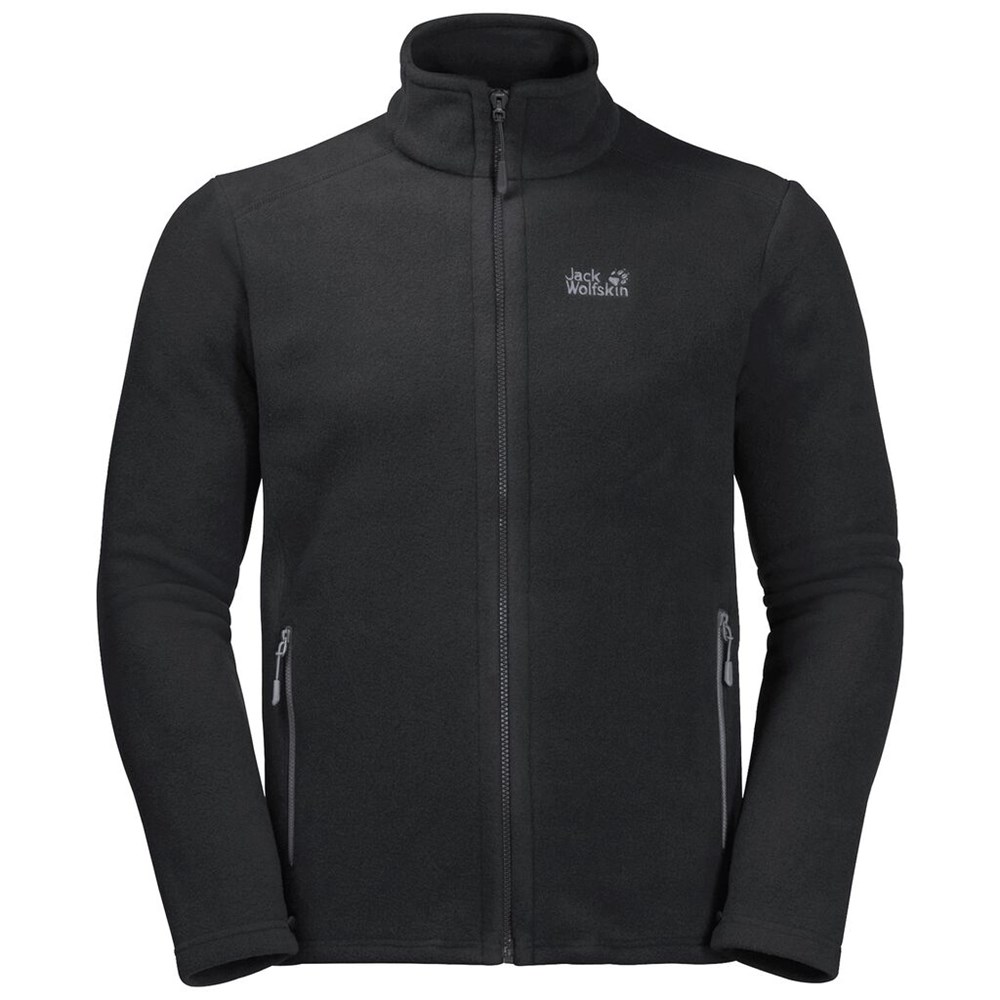 Chaquetas De Lana Jack Wolfskin Midnight Moon Hombre Negros | KX9406735