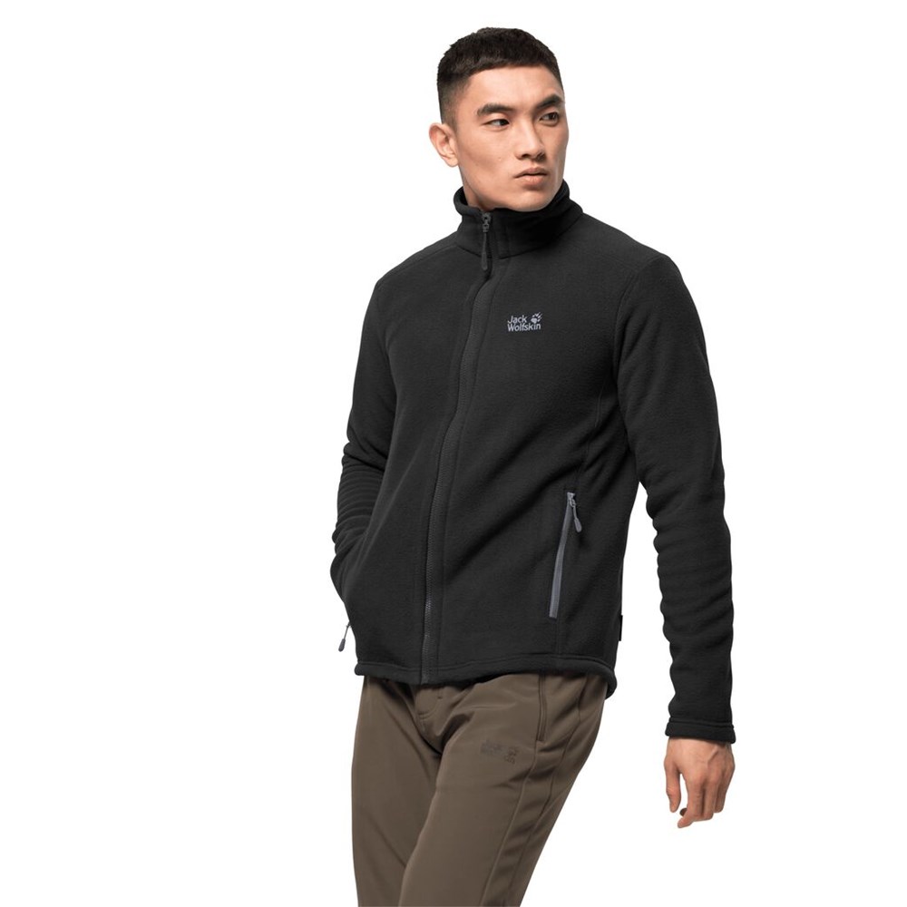 Chaquetas De Lana Jack Wolfskin Midnight Moon Hombre Negros | KX9406735