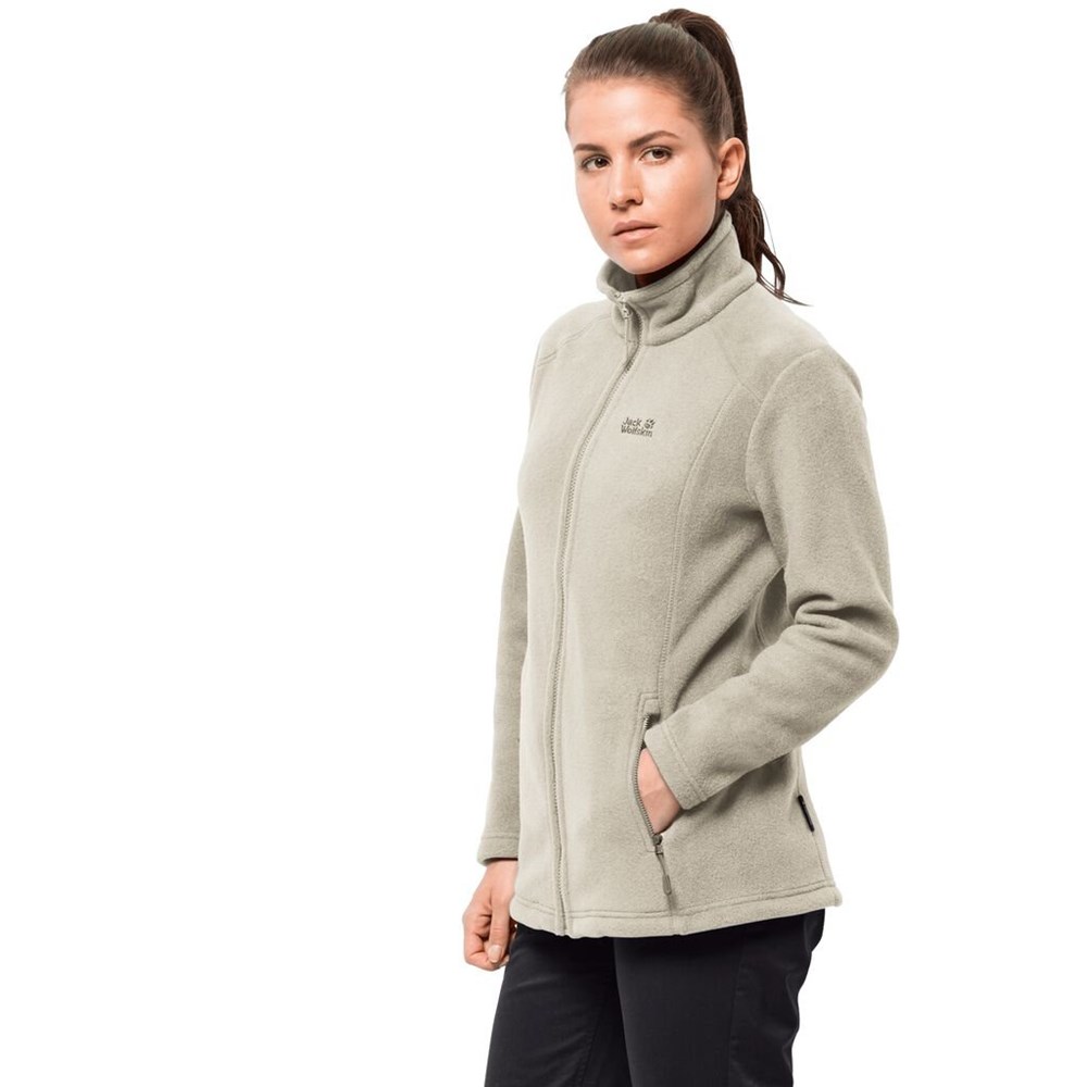 Chaquetas De Lana Jack Wolfskin Midnight Moon Mujer Blancos | QJ1074325