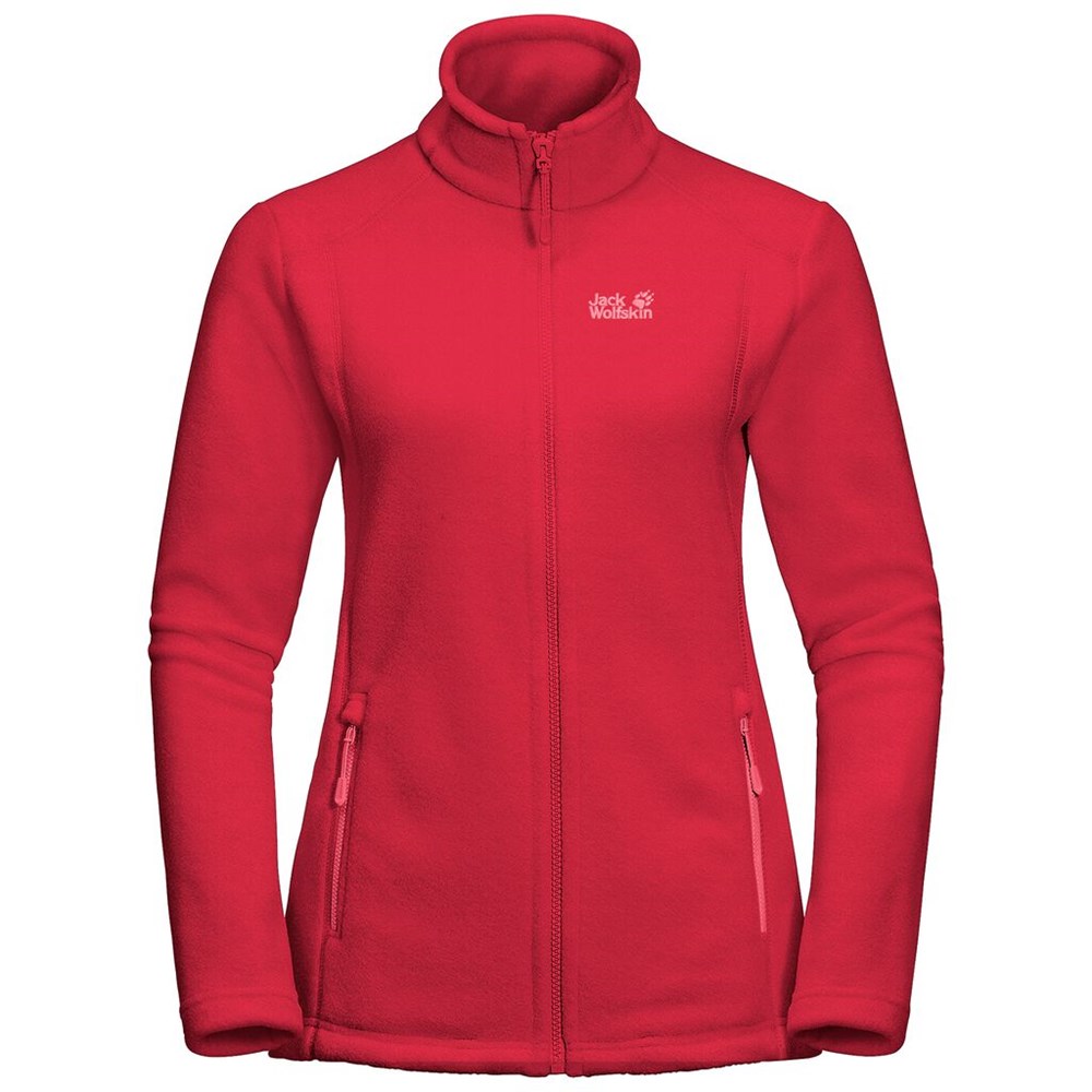 Chaquetas De Lana Jack Wolfskin Midnight Moon Mujer Rojos | WM9840671