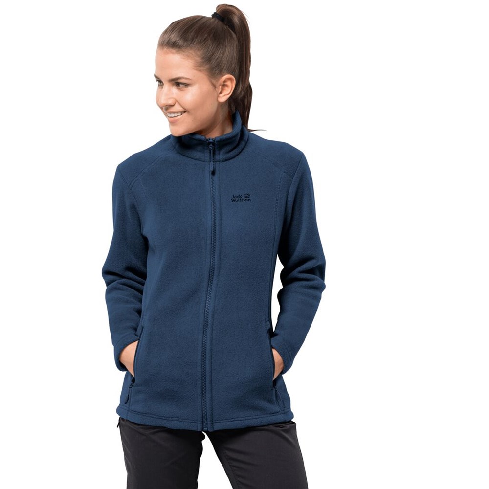 Chaquetas De Lana Jack Wolfskin Midnight Moon Mujer Azules Oscuro | BT0916278