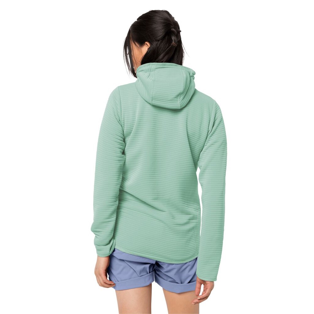 Chaquetas De Lana Jack Wolfskin Modesto Hooded Mujer Azules | KW8356791