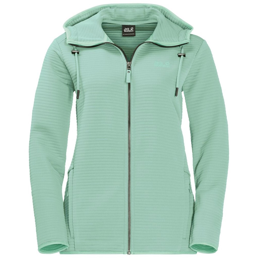 Chaquetas De Lana Jack Wolfskin Modesto Hooded Mujer Azules | KW8356791