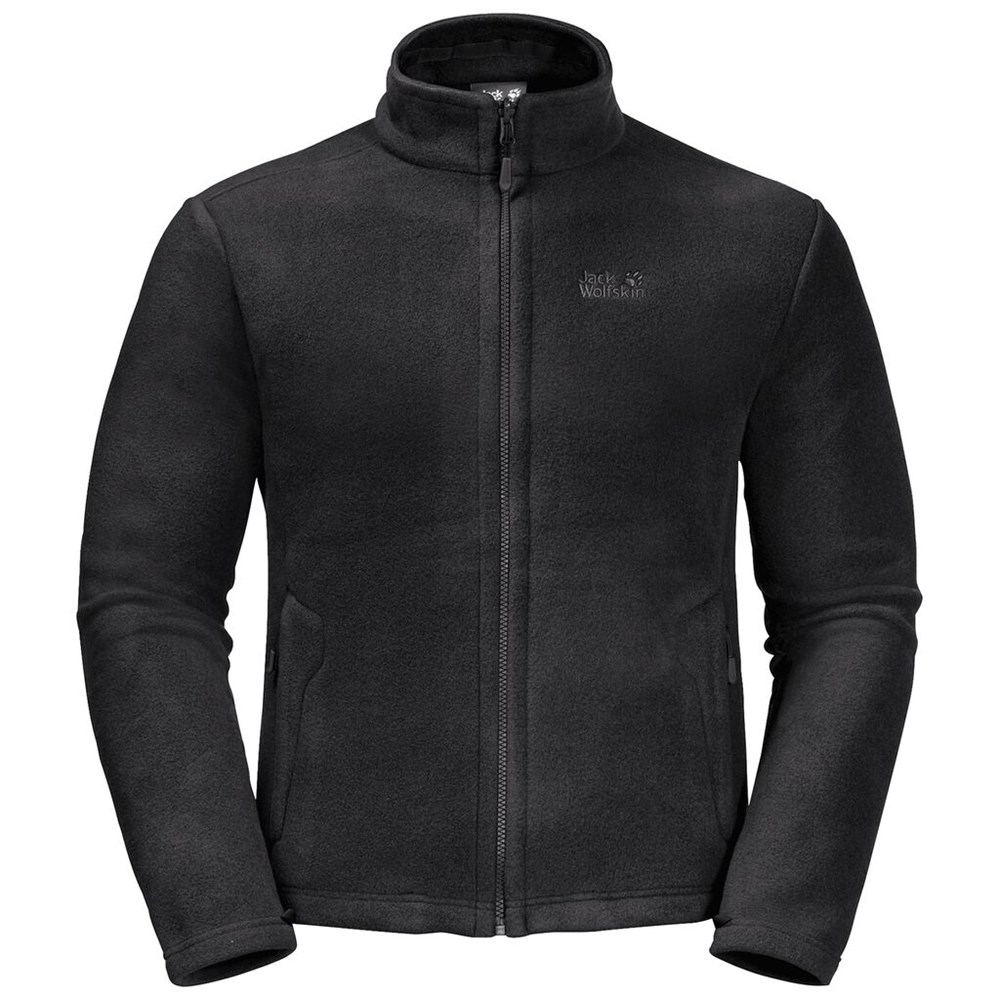 Chaquetas De Lana Jack Wolfskin Moonrise Hombre Negros | WN0143872