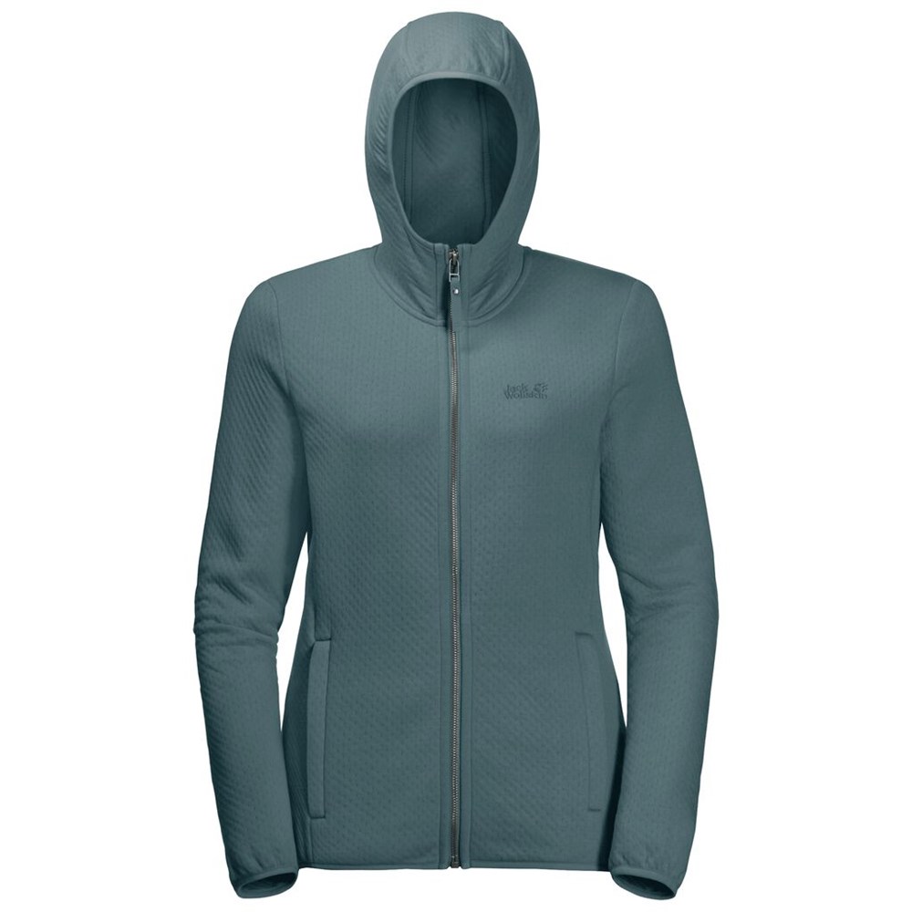 Chaquetas De Lana Jack Wolfskin Natori Hooded Mujer Verdes Claro | SZ1680732