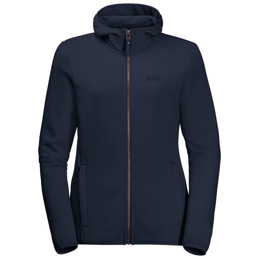 Chaquetas De Lana Jack Wolfskin Natori Hooded Mujer Azules | NP7315849