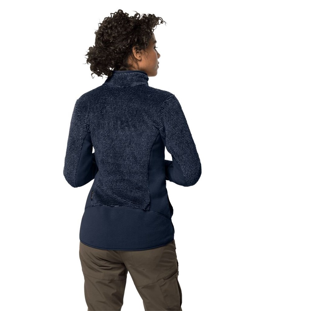 Chaquetas De Lana Jack Wolfskin Pine Leaf Mujer Azules | VF3520674