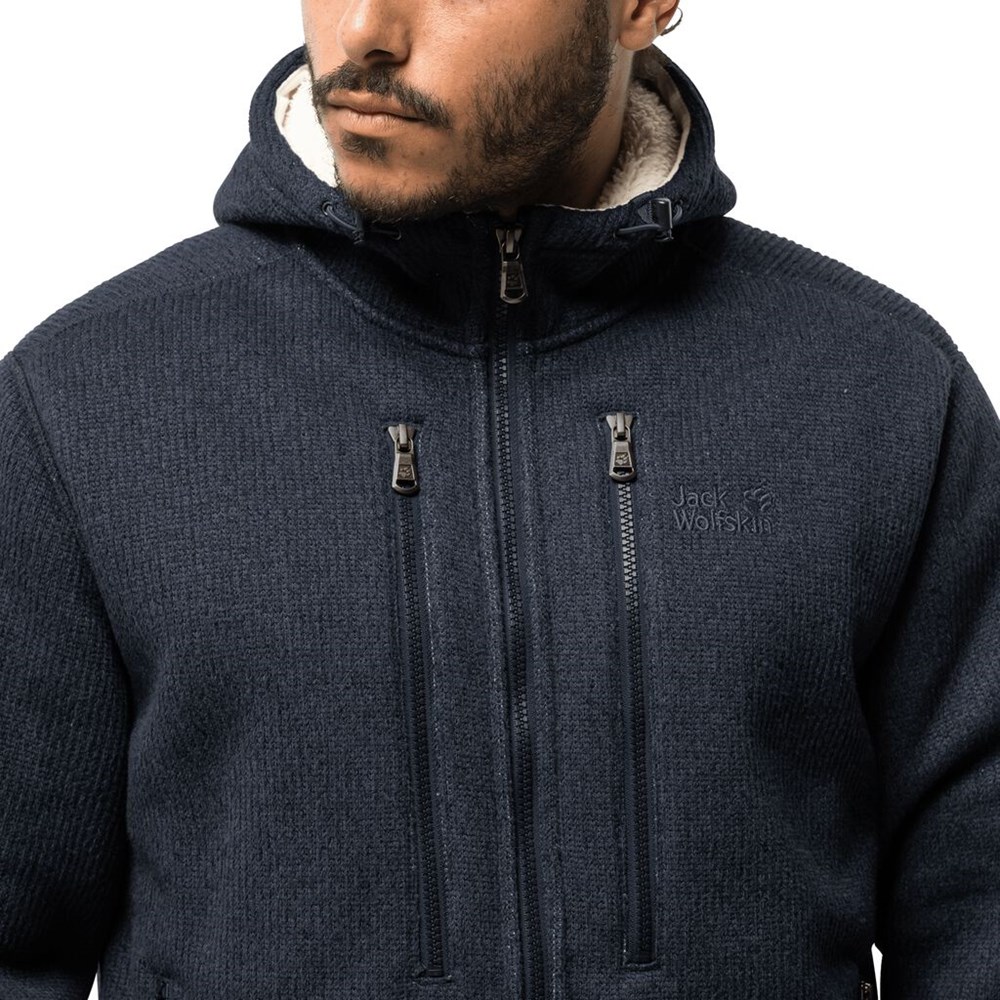 Chaquetas De Lana Jack Wolfskin Robson Hombre Azules | ZT2504168