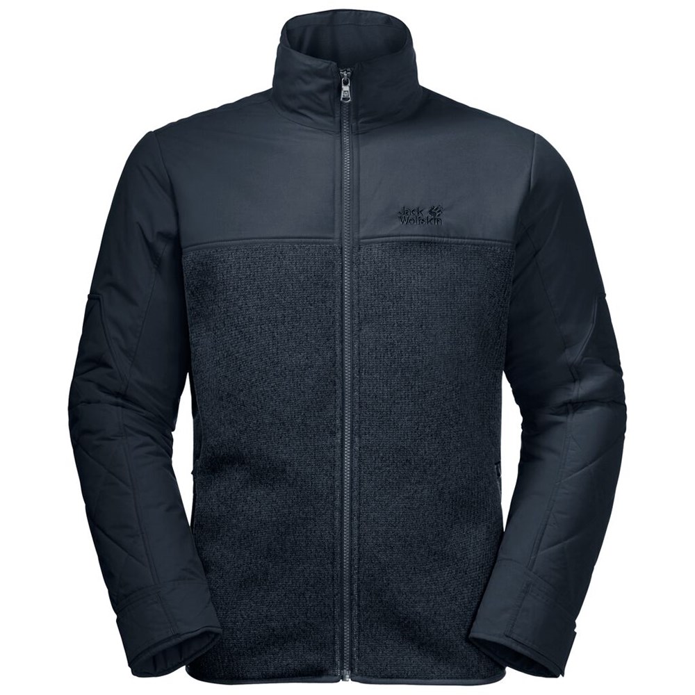 Chaquetas De Lana Jack Wolfskin Robson Wood Hombre Azules | ZX9324807