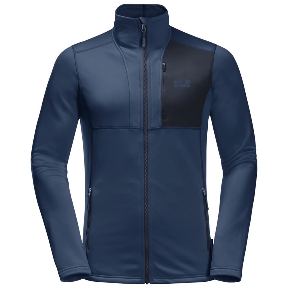 Chaquetas De Lana Jack Wolfskin Savo Hombre Azules Oscuro | FO9524673