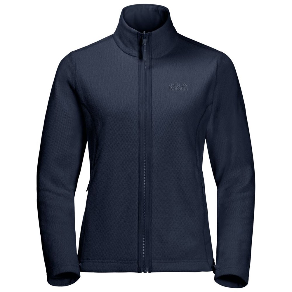 Chaquetas De Lana Jack Wolfskin Skywind Mujer Azules | YI4321768